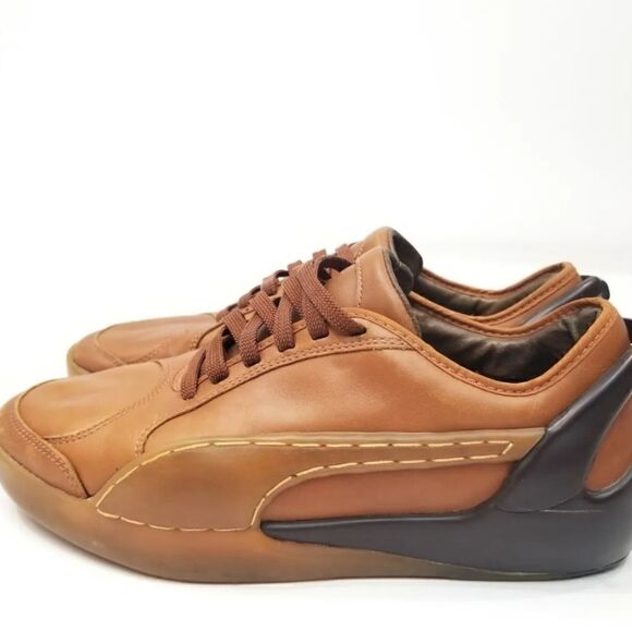 PUMA x Alexander McQueen Brown Vintage Exclusive Runway Shoes. Men's Size: 8 - Picture 4 of 11